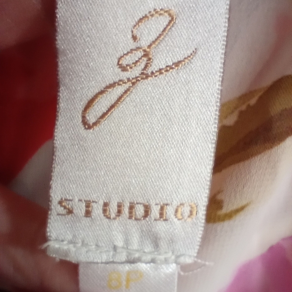 Z Studio Sleeveless, Women's 8P Sheer Slip Lined Floral A Line Spring Dress - Picture 11 of 12